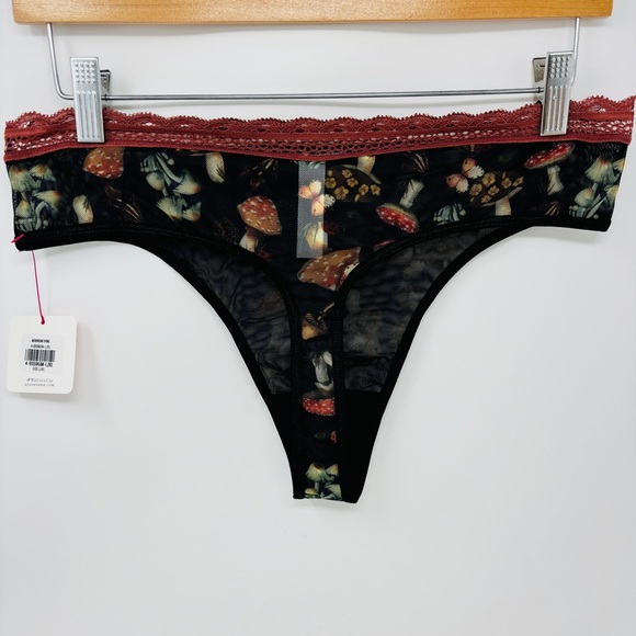 NWT UYE SURANA Limited Edition Mystical Mushrooms Printed Thong L/XL - Picture 5 of 10